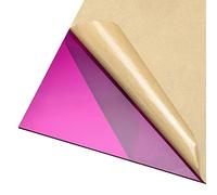 DMiotech 2 Paquetes Tablero de Acrílico PMMA 12" x 12" Morado Transparente | y 3mm de Grosor, para Proyectos de Manualidades y Bricolaje