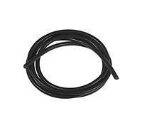 DMiotech 2mm ID 4mm OD 3.3 Pies Silicona Tubo, Negra Silicona Industrial Manguera, para Agua Aire Bomba, Jardín Riego
