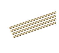 DMiotech 8 Paquete 2mm x 150mm, Latón Sólido Redondo Varilla, Latón Varilla Torno Acción Barra para Bricolaje Artesanía