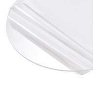 DMiotech Círculo de Disco Redondo de Hoja de Acrílico de 7" de Diámetro y 3mm de Grosor Tablero de Acrílico PMMA para Manualidades Exhibición Señalización en Blanco Transparente