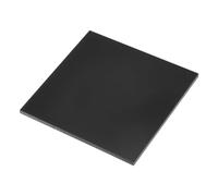 DMiotech Láminas de Plástico UHMW de 6 x 6 x 0.15 Pulgadas, Polietileno de Ultra Alto Peso Molecular, Tablero de Polietileno Negro Opaco para Automoción, Química, Fabricación