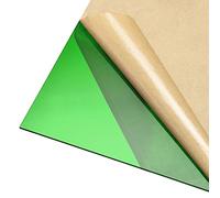 DMiotech Tablero de Acrílico PMMA de 12"X12" y 3 mm de Grosor para Proyectos de Manualidades y Señalización en Color Verde Oscuro Transparente