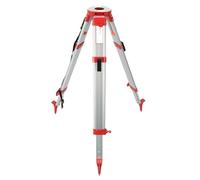 DMITER Trípode de aluminio para topografía, herramientas de medición medianas, nivel de tránsito de 5/8 pulgadas x 11 hilos, trípode plano para topografía profesional, nivel automático y teodolito
