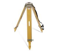 DMITER Trípode de madera para topografía, resistente y ajustable para estaciones totales y teodolito