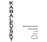 Dmitri Kabalevsky-35 Pièces Faciles Pour Piano Op. Boc de piano 89.