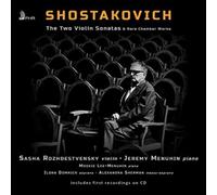 Dmitri Shostako Shostakovich: The Two Violin Sonatas & Ra (CD) (Importación USA)