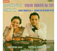 Dmitri Shostakovich / Alfred Schnittke - Luba Edlina, Rostislav Dubinsky - Shostakovich, Violin Sonata, Op. 134 / Schnittke, Violin Sonata No. 1, "Sonata in the Olden Style"