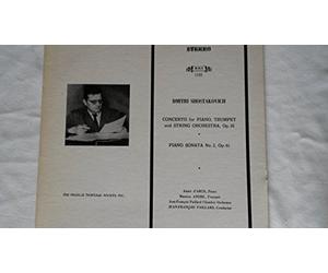 Dmitri Shostakovich: Concerto for Piano, Trumpet and String Orchestra, Op. 35 ~ Piano Sonata No. 2, Op. 61 ~ Annie d'Arco, Piano ~ Maurice Andre, Trumpet ~ Jean-Francois Paillard Chamber Orchestra, Jean-Francois Paillard Conductor ~~~ MHS 1151
