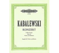 Dmitry Kabalewski: Concerto Op.48 For Violin And Orchestra In C Op. 48 (Piano Reduction). Partituras para Violín, Acompañamiento de Piano