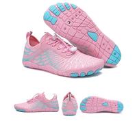 DMJHJY Grounding Shoes, Grounding Shoes with Copper, Barefoot Shoes for Women Men, Hike Footwear Waterproof Trail Running (Pink,40)
