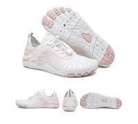 DMJHJY Grounding Shoes, Grounding Shoes with Copper, Barefoot Shoes for Women Men, Hike Footwear Waterproof Trail Running (White,41)