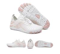 DMJHJY Zapatos de conexión a Tierra con Cobre, Zapatos de conexión a Tierra, Zapatos Descalzos para Mujeres y Hombres, Calzado de Caminata Impermeable Trail Running (Blanco,38)