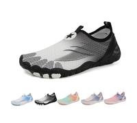 DMJHJY Zapatos de conexión a Tierra, Zapatos de conexión a Tierra con Cobre, Zapatos Descalzos, Calzado de Caminata Sendero Impermeable para Mujeres y Hombres (Negro,45)