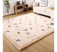 Dmkjdzsw Alfombra De Habitacion Bebe, Niña Niño De Juego Alfombra, Ultra Suaves Estera de Antideslizantes, Adecuadas para Gatear y Jugar-Animal 1-200 * 200cm