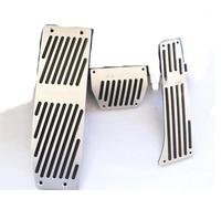 DMLHL Kit reemplazo para BMW Serie 3 E36 E39 E46 E87 E90 E92 E93 Serie 1X1 Pedal De Freno De Acelerador Piezas De Automóvil Aleación De Aluminio(Silver2)