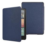 DMLuna Case for 7" Kindle Paperwhite (12th Generation) 2024 Model:SA569P / Kindle Colorsoft Signature Edition (1st Gen), PU Leather, Lightweight Water-Safe Cover with Auto Sleep Wake, Navy Blue