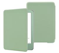 DMLuna Funda para 6" Nuevo Kindle(11ª Generación 2024/2022), Ultra Delgada y Ligera, Cubierta de Piel sintética Duradera con función de Encendido automático, Verde Agave