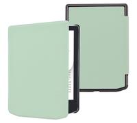 DMluna Funda para Pocketbook Verse/Verse Pro/Color/Lite, Cubierta de Cuero PU Premium, Auto Sleep/Wake, Delgada y Ligera, Ajuste Preciso, Verde Agave