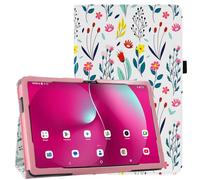 DMLuna Funda para T-Mobile Revvl Tab 2 de 10.1 pulgadas (modelo: 9185W, versión 2025), funda de piel sintética de alta calidad con soporte (no compatible con REVVL Tab 5G de 10.4 pulgadas 2023)