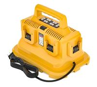 DMMNS Estación de carga rápida de batería de 6 puertos, repuesto para cargador de batería Dewalt de 20 V/60 V, compatible con batería Flexvlot Dewalt de 20 V/60 V DCB200 DCB206 DCB606 DCB609 DCB612