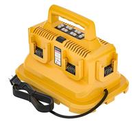 DMMNS Estación de carga rápida de batería de 6 puertos, repuesto para cargador de batería Dewalt de 20 V/60 V, compatible con batería Flexvlot Dewalt de 20 V/60 V DCB200 DCB206 DCB606 DCB609 DCB612