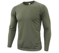 Dmmtot Camisetas de camuflaje para hombre, de manga larga, con protección solar, vintage, casual, ligera, militar, de compresión, transpirable, de secado rápido, para entrenamiento, pesca, caza, talla