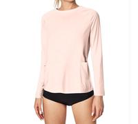 Dmmtot Camisetas de protección contra erupciones para mujer, para exteriores, UPF 50+, protección UV, manga larga, con bolsillos, ajuste seco, para senderismo, playa, natación, correr, talla S-XXL