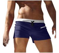 Dmmtot Traje de baño para hombre, calzoncillos tipo bóxer de secado rápido, para natación, playa, mar, piscina, deportes, elegante, con cordón elástico, para deportes acuáticos, surf, 3 pulgadas,