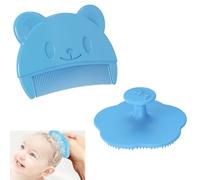 DMNQ 2PCS Peine Bebe,Peine Bebe Recien Nacido,Cepillo Bebe Recien Nacido,Cepillo de Silicona para El Baño del Bebé Adecuado para Regalar a Amigas Que Tienen Hijos o Están Embarazadas