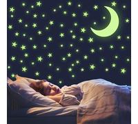 DMNQ 462 Pcs Estrellas Luminosas para Habitación Infantil Cielo Estrellado Brillante Decoración Perfecta para Niños Adhesivos Decoración para Dormitorio Infantil Estrellas Fluorescentes para