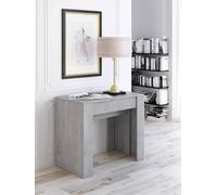 Dmora - Consola Extensible Maclodio Convertible en Mesa de Comedor, Ahorra Espacio y Extensible hasta 237 cm, 90-237 x 76,6 x 90 cm, Gris