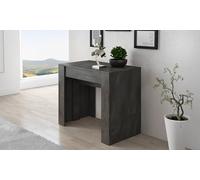 Dmora - Consola Extensible Maclodio, transformable en Mesa de Comedor, Ahorra Espacio y Extensible hasta 237 cm, 90-237 x 76,6 x 90 cm, Color Antracita