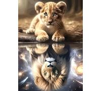 DMQBT 1500 Piece Rompecabezas para Adults - Family Decoración del Hogar - Animal Reflections Poster - Rompecabezas 1500 Piezas para Adults - Xu453Tw