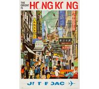 DMQBT 1500 Piezas - Colorful - 1500 Piezas Adult Rompecabezas - Hong Kong Travel Poster - Rompecabezas Grande, Regalo Ideal para La Familia - Hx350Zw