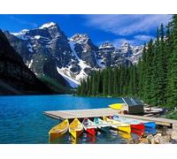 DMQBT 1500 Piezas - Póster - Difficult Rompecabezas - Gifts - Landscape Banff National Parks - Juguetes De Desafío para Adultos - Juegos De Memoria Y Cognición - Cq37Zj