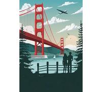 DMQBT 1500 Piezas Puzzle - Fotos - Gifts - Colorful Puzzle - San Franciscos Travel Art Vintage Póster - Juguetes Desafiantes Y Divertidos para Toda La Familia - Ns94Zk