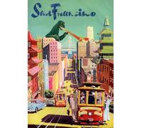 DMQBT 1500 Piezas Puzzle - Fotos - Gifts - Colorful Puzzle - San Franciscos Travel Art Vintage Póster - Juguetes Desafiantes Y Divertidos para Toda La Familia - Ns97Zk
