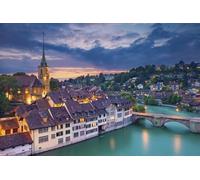 DMQBT 1500 Piezas Rompecabezas para Adults - Landscape Fotos of Berns Switzerland - Juguetes De Desafío Difíciles para La Diversión Familiar - Rompecabezass para Adults 1500 Piezas - Hx90Zw