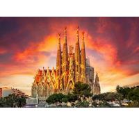 DMQBT 1500 Piezas Rompecabezass - Fun Juguete De Rompecabezas Personalizado para Adultos - Sagradas Familia Barcelona Landscape Fotos - Adults 1500 Piezas - Vw202Zq