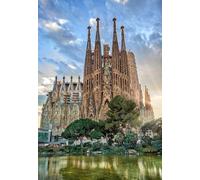 DMQBT 1500 Piezas Rompecabezass - Fun Juguete De Rompecabezas Personalizado para Adultos - Sagradas Familia Barcelona Landscape Fotos - Adults 1500 Piezas - Vw205Zq