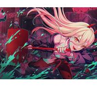 DMQBT Difficult Rompecabezas 1500 Piezas - Colourful - Irregular Rompecabezass - Japanese Animes Chainsaws Man Póster - Gifts - Juguete Personalizado para Adultos Y Niños - Hz161Xa