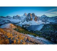 DMQBT Difficult Rompecabezas - 1500 Piezas - Mounts Assiniboine Landscape Photo - Juguetes Desafiantes Y Divertidos para Toda La Familia - Adults Challenge Toys - Xu663Tw