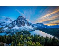 DMQBT Difficult Rompecabezas - 1500 Piezas - Mounts Assiniboine Landscape Photo - Juguetes Desafiantes Y Divertidos para Toda La Familia - Adults Challenge Toys - Xu659Tw