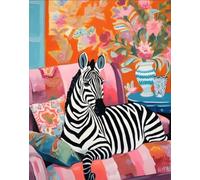 DMQBT Rompecabezas,1000 Pieces,Póster,Puzzle,Gifts ， Abstract Picture of Animals On The Sofass Color Oil Painting ，Juegos para Reducir El Estrés Familiar, Cx129Zw