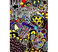 DMQBT Rompecabezas,1000 Pieces,Póster,Puzzle,Gifts ,Juguetes De Juegos Personalizados para Adultos Y Niños ,Colour Fun ,Abstract Art Graffiti Painting, Cx300Zw