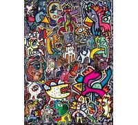 DMQBT Rompecabezas,1000 Pieces,Póster,Puzzle,Gifts ,Juguetes De Juegos Personalizados para Adultos Y Niños ,Colour Fun ,Abstract Art Graffiti Painting, Cx302Zw