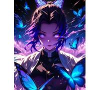 DMQBT Rompecabezas 1500 Piezas ，Japanese Kochou Shinobus ，Póster Art Rompecabezas 1500 Piezas para Adults ，Children's Challenge Toys - Cq381Zj