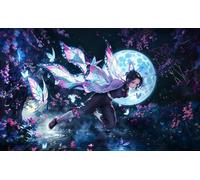 DMQBT Rompecabezas 1500 Piezas ，Japanese Kochou Shinobus ，Póster Art Rompecabezas 1500 Piezas para Adults ，Children's Challenge Toys - Cq382Zj