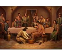 DMQBT Rompecabezas 1500 Piezas para Adults ，Difficult Rompecabezas 1500 Piece para Adults Challenge ，Jesus Art Oil Painting ，Juegos para Reducir El Estrés Familiar - Xu702Tw