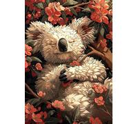 DMQBT Rompecabezas 1500 Piezas para Adults ，Difficult Rompecabezas 1500 Piece para Desafío De Adultos ，Cute Koalas Abstract Painting ，Juguetes Educativos para Niños - Cq416Zj